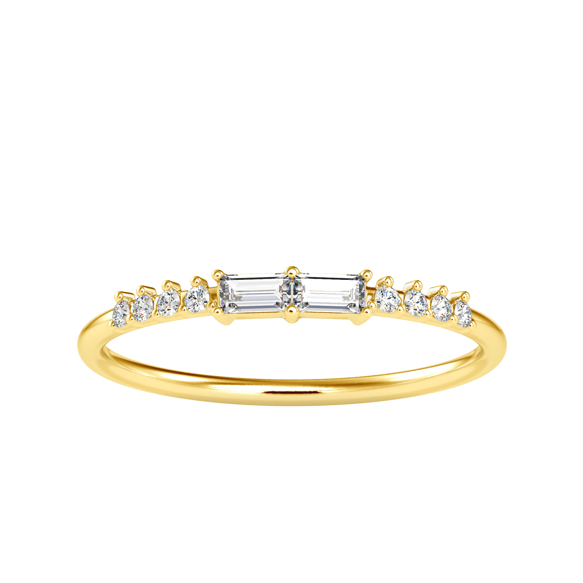 Buy Emerald Tiny Diamond Ring For Women