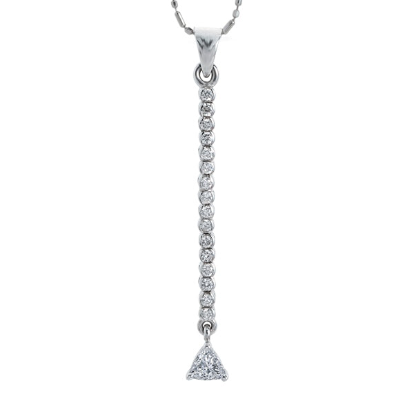 Бриллиантовое колье с одной линией