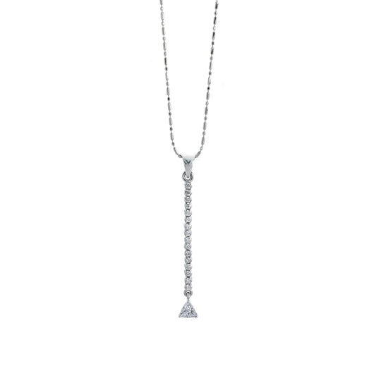 Single Line Diamond Necklace