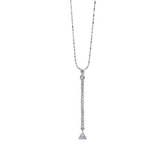 Single Line Diamond Necklace