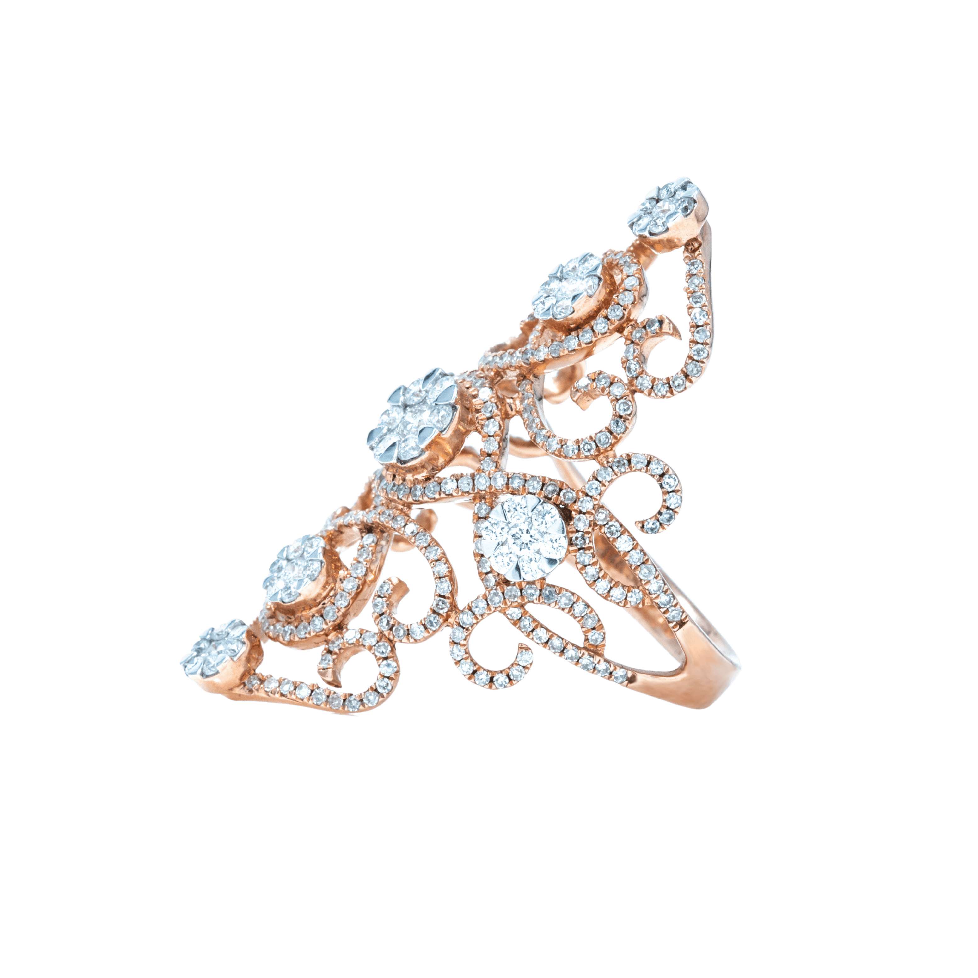 Купить кольцо с выращенным бриллиантом для женщин