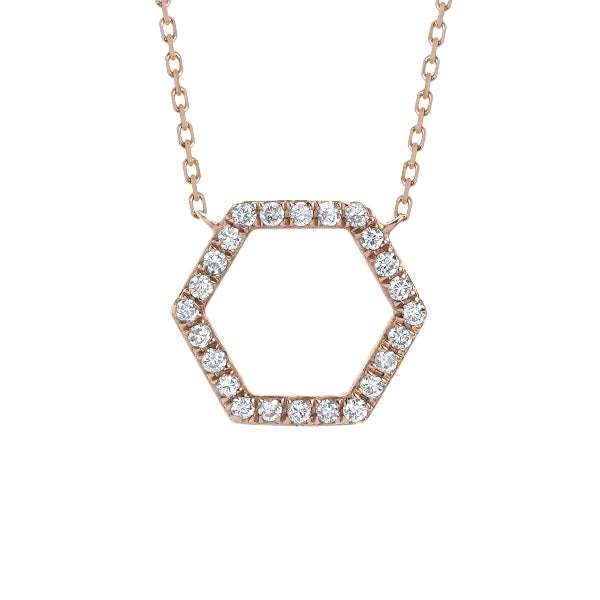 Buy Hexagon Diamond Necklace For Women