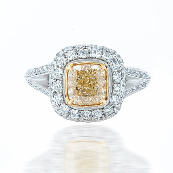 Yellow Diamond Engagement Ring