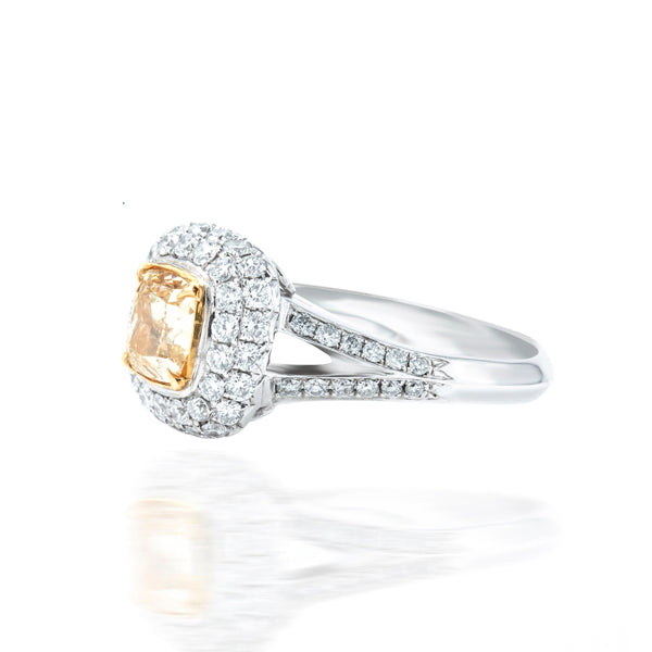 Yellow Diamond Engagement Ring