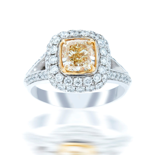 Yellow Diamond Engagement Ring