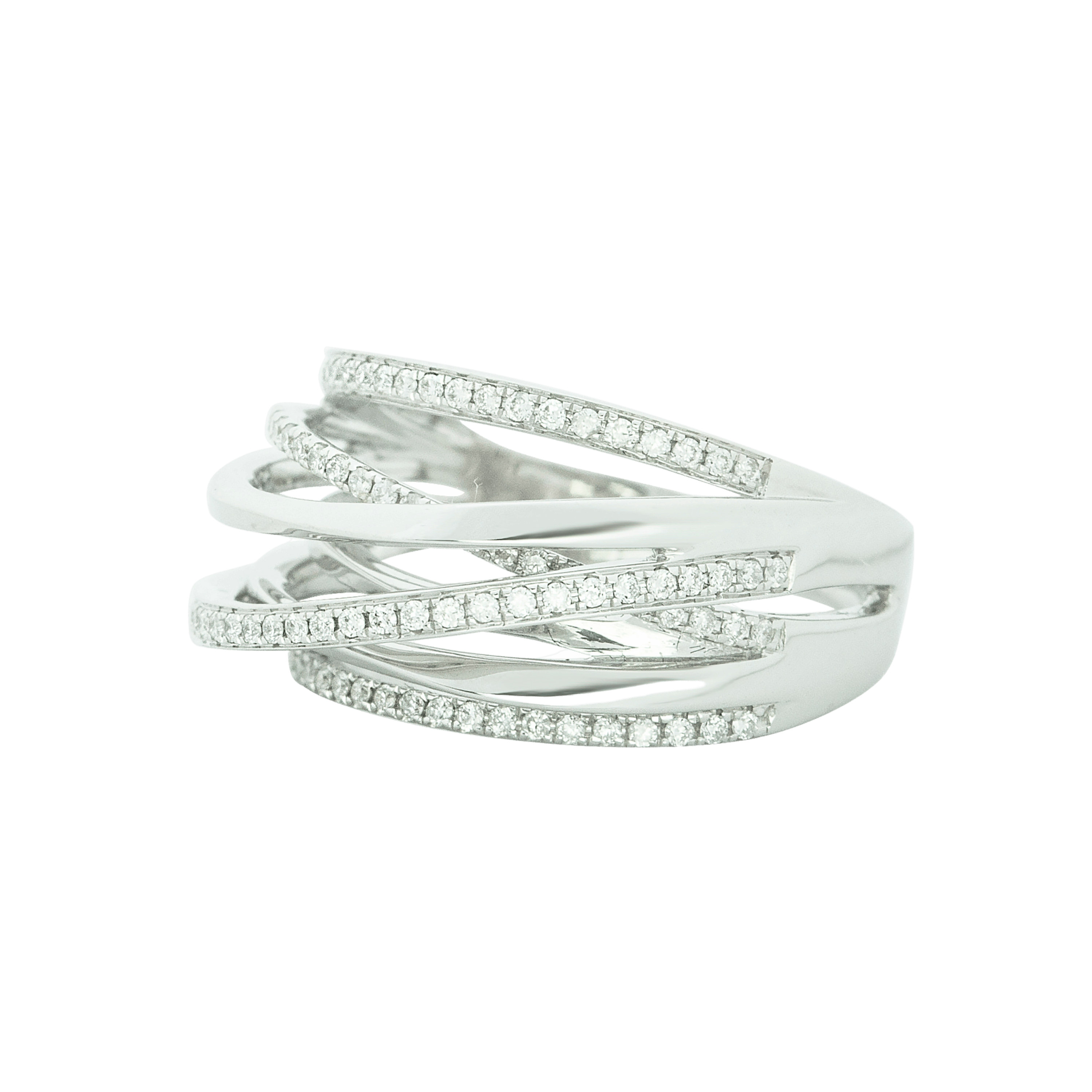 Buy Criss Cross Diamond Ring For Women