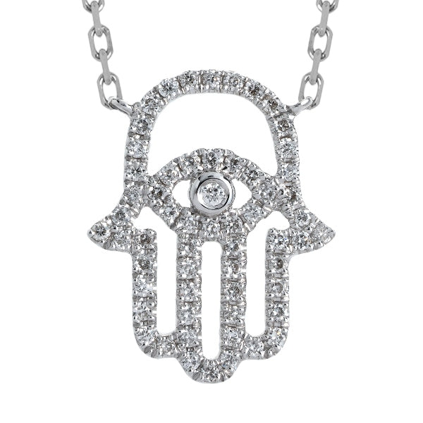 Buy Fatima Hand Diamond Necklace For Women