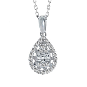 Pear Cluster Necklace For Women