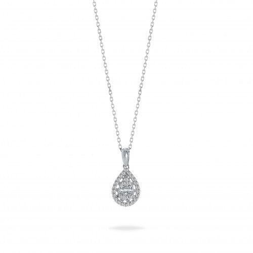 قلادة على شكل كمثرى للنساء