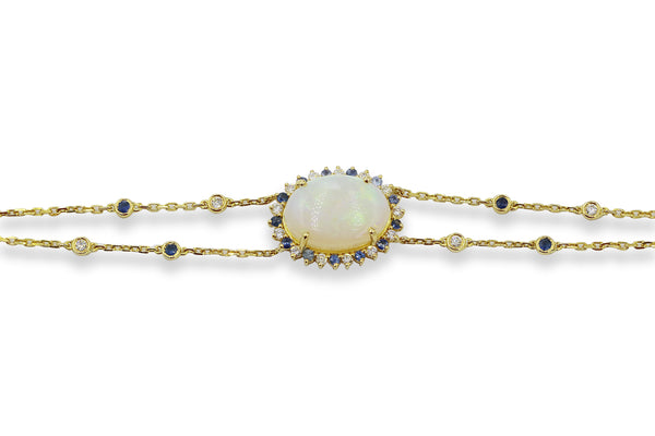 Opal Diamond Bracelet For Women