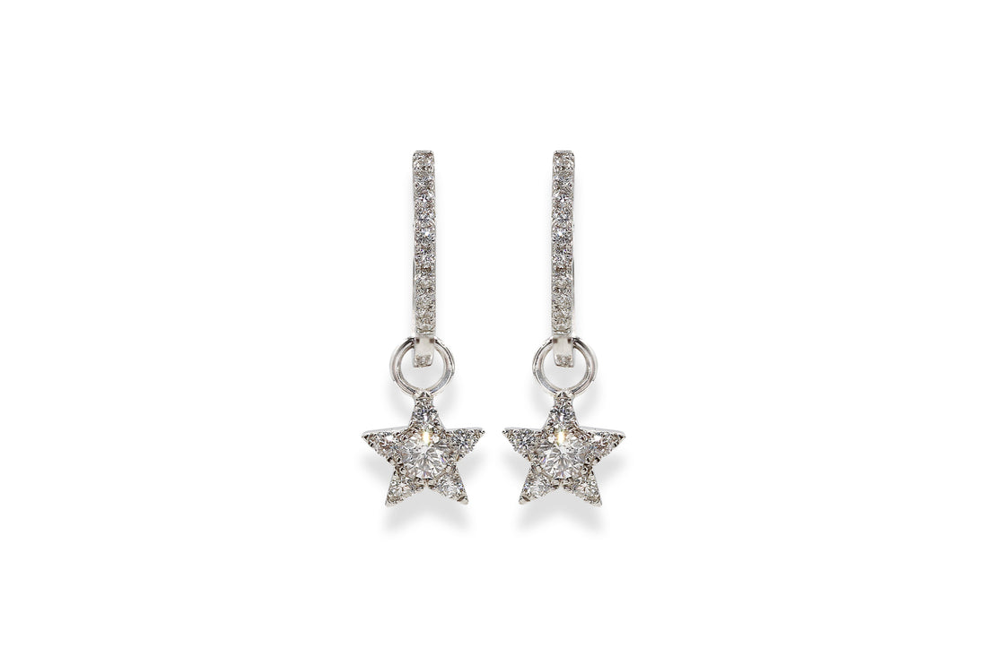 Star Hoop Earrings