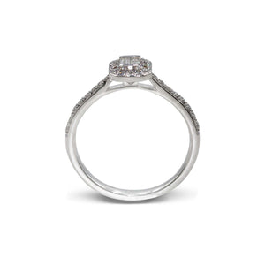 Beautiful Baguette Cluster Diamond Ring | Eva-Gems