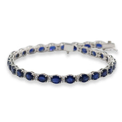 Blue Sapphire Bracelet in Dubai | Elegant Luxury by EVA GEMS