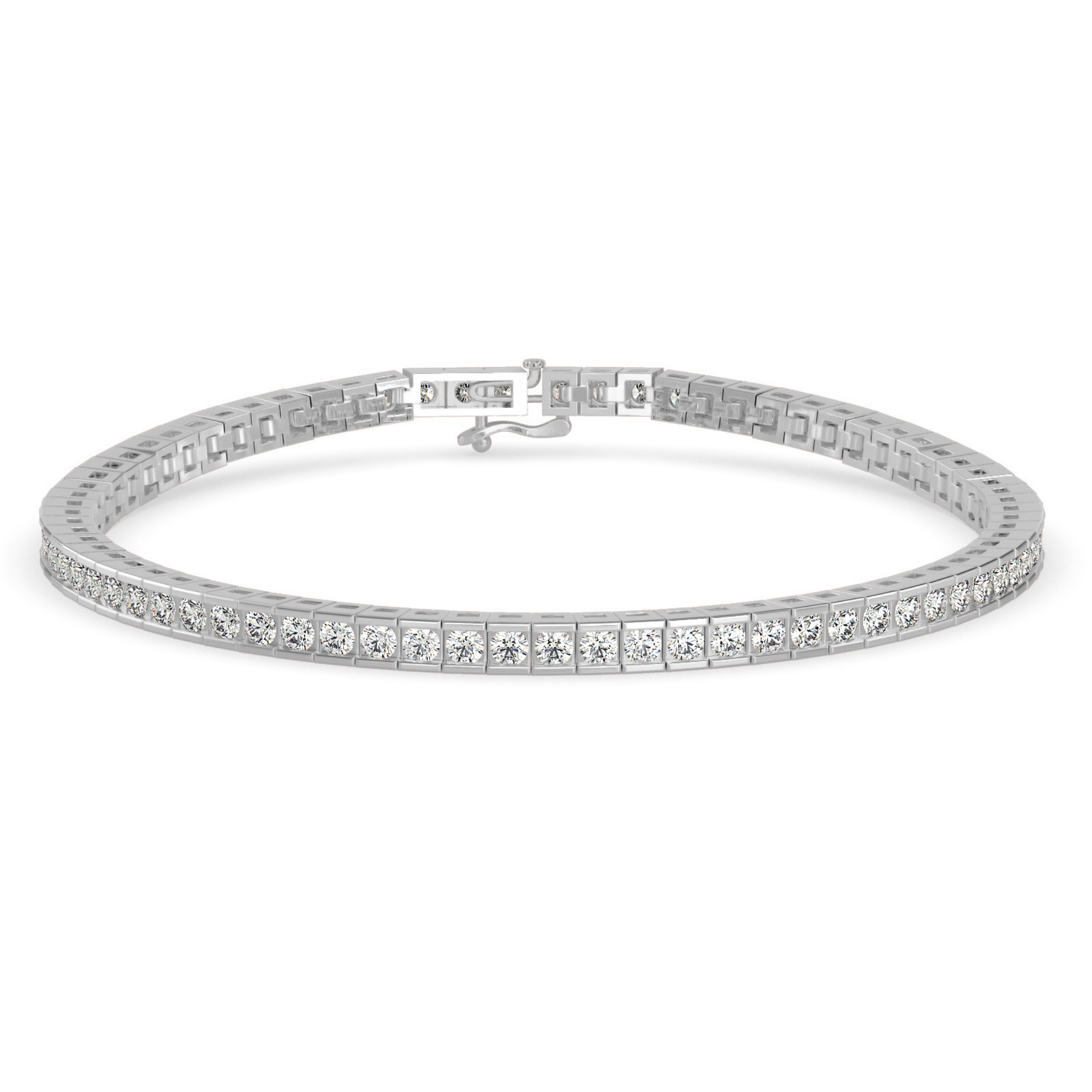 Sleek Diamond Bracelet | Eva-Gems