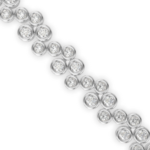 Buy Cluster Daily Wear Diamond Bracelet | Eva-Gems