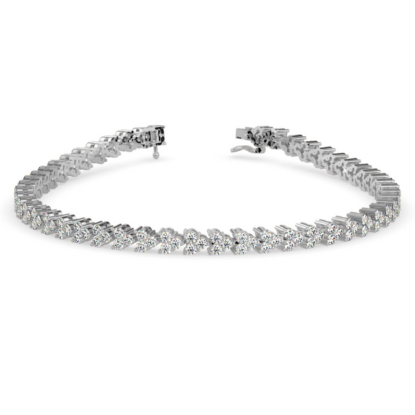 Diamond 2025 leaf bracelet