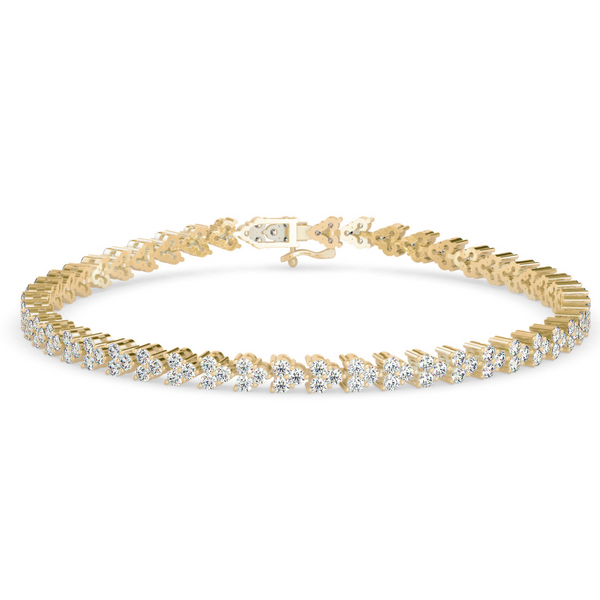 Diamond leaf best sale bracelet