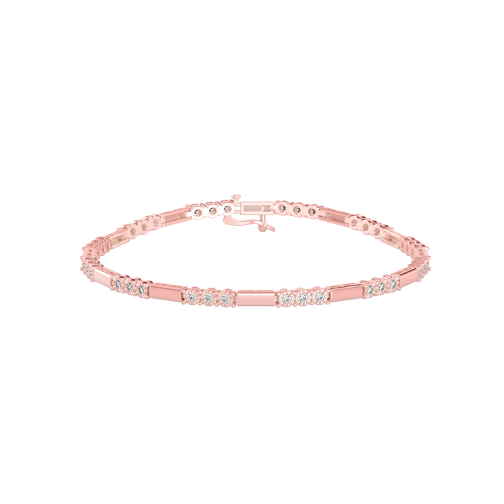 Buy Designer Illusion Setting Tennis Bracelet