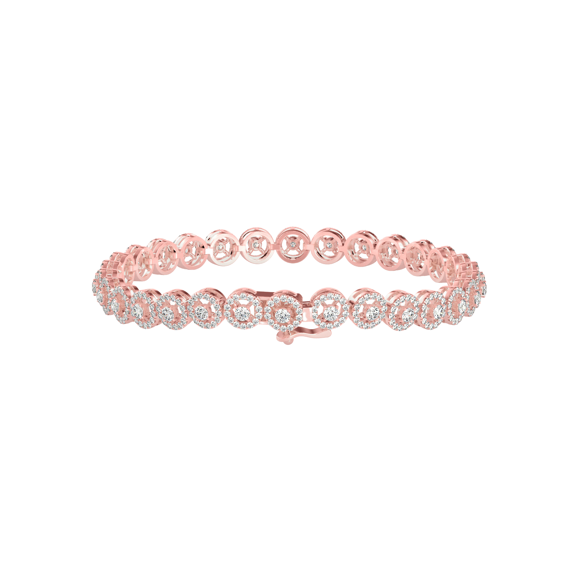 Buy Diamond Halo Bracelet For Women