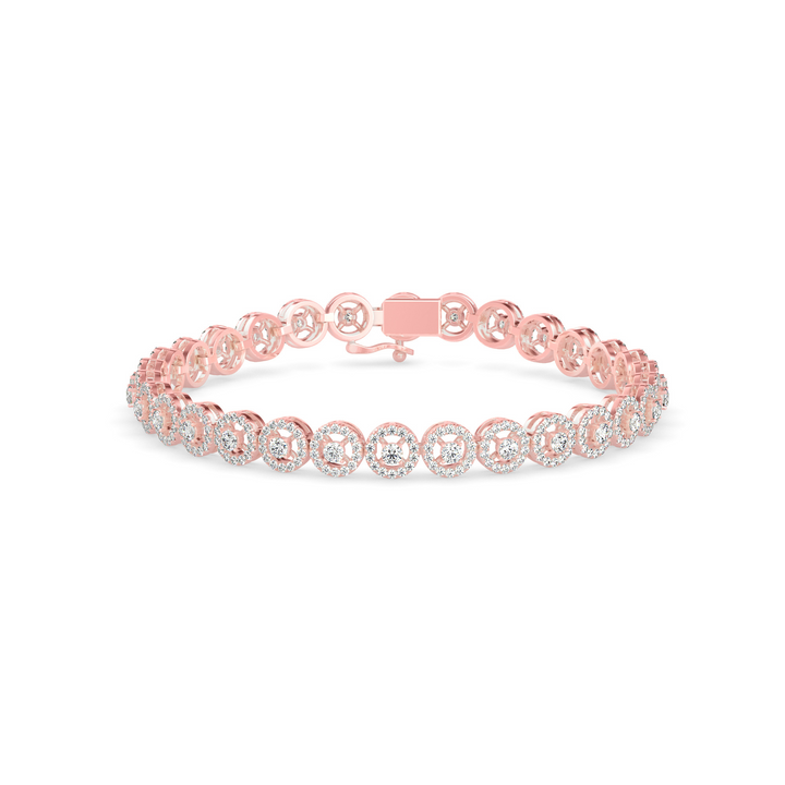 Buy Diamond Halo Bracelet For Women