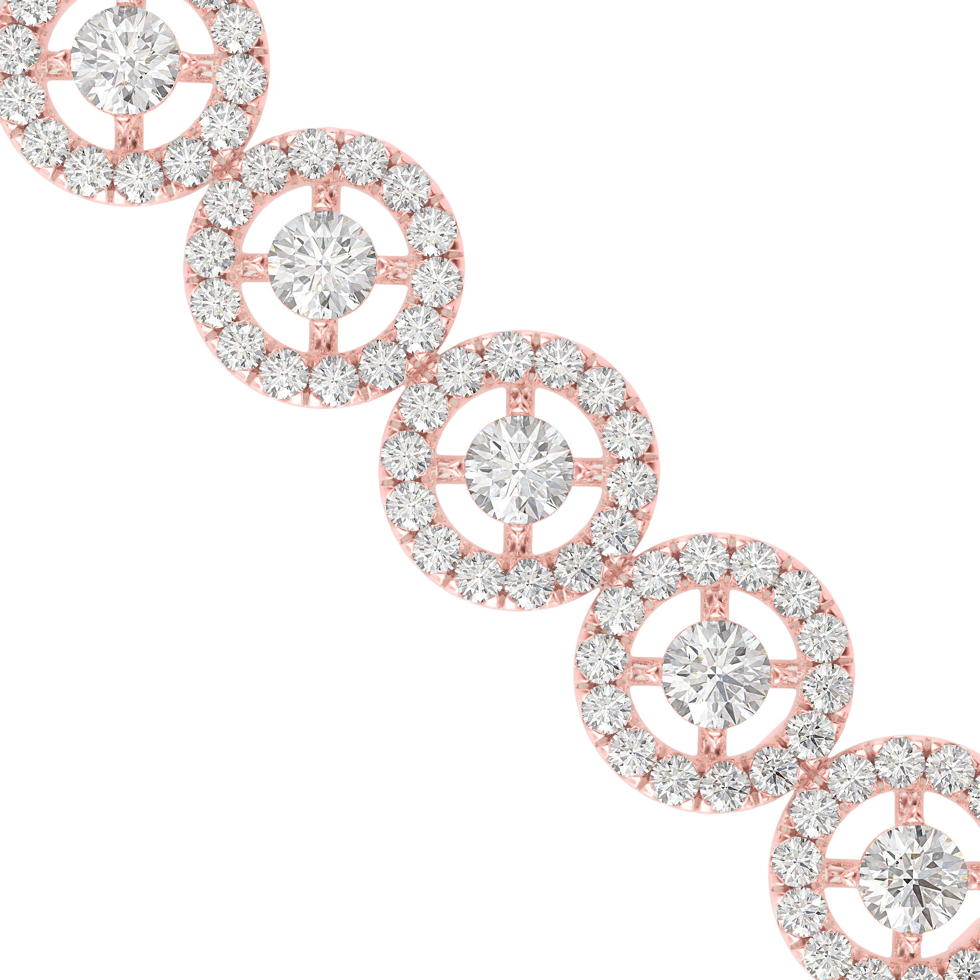 Buy Diamond Halo Bracelet For Women