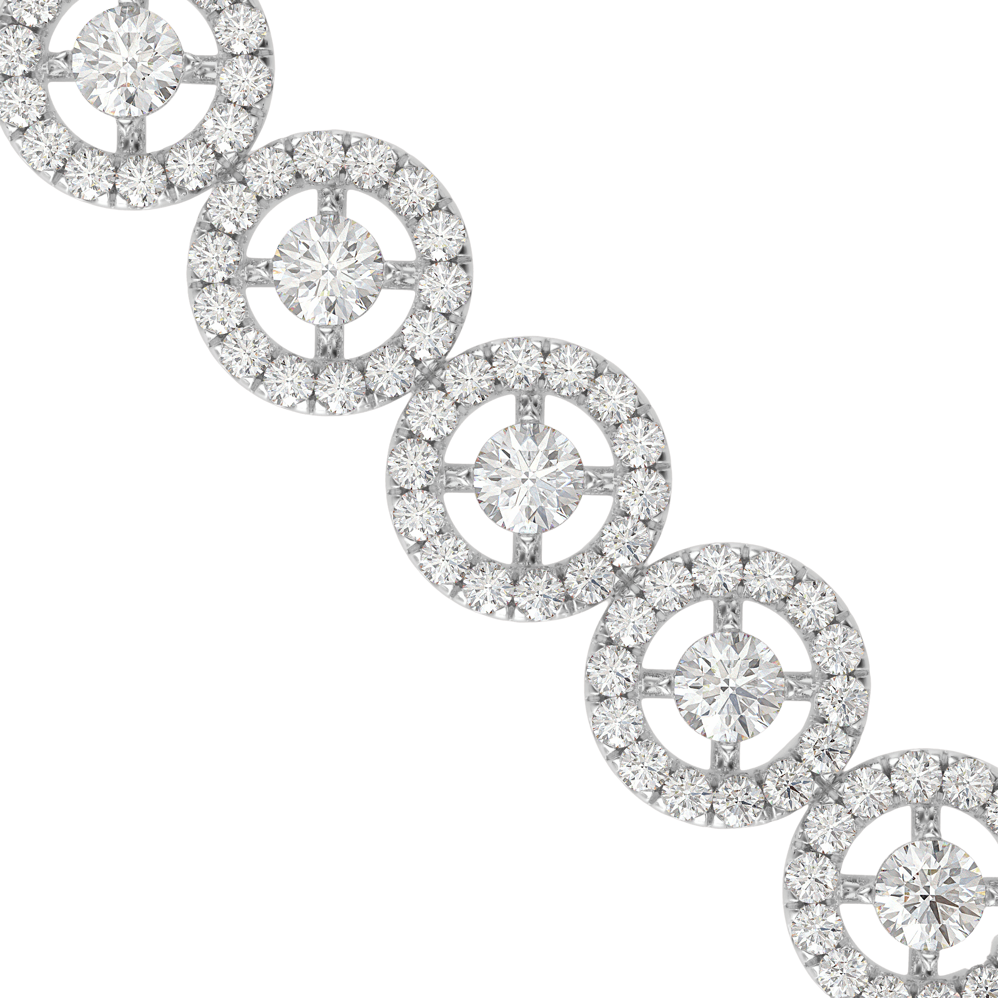 Buy Diamond Halo Bracelet For Women