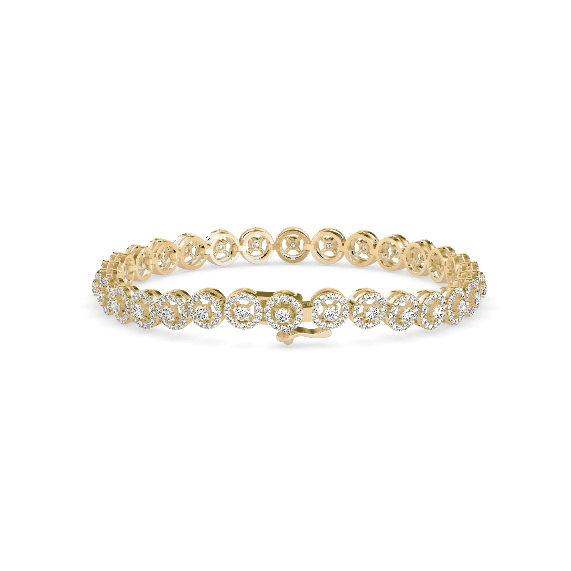 Buy Diamond Halo Bracelet For Women