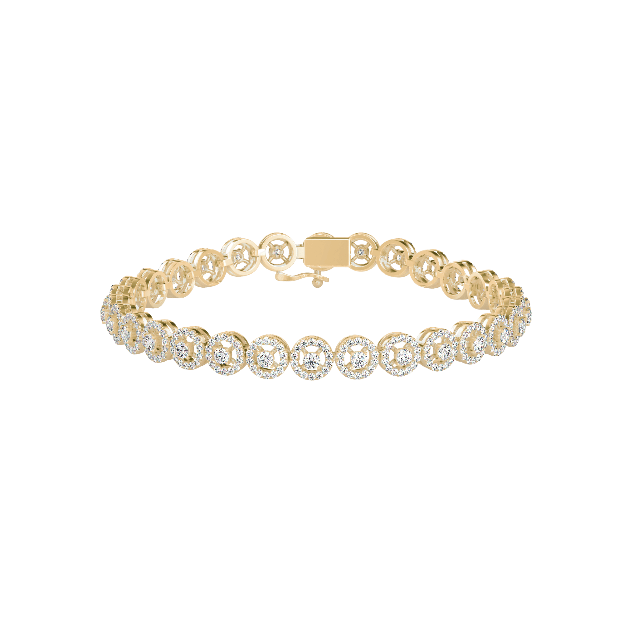 Buy Diamond Halo Bracelet For Women