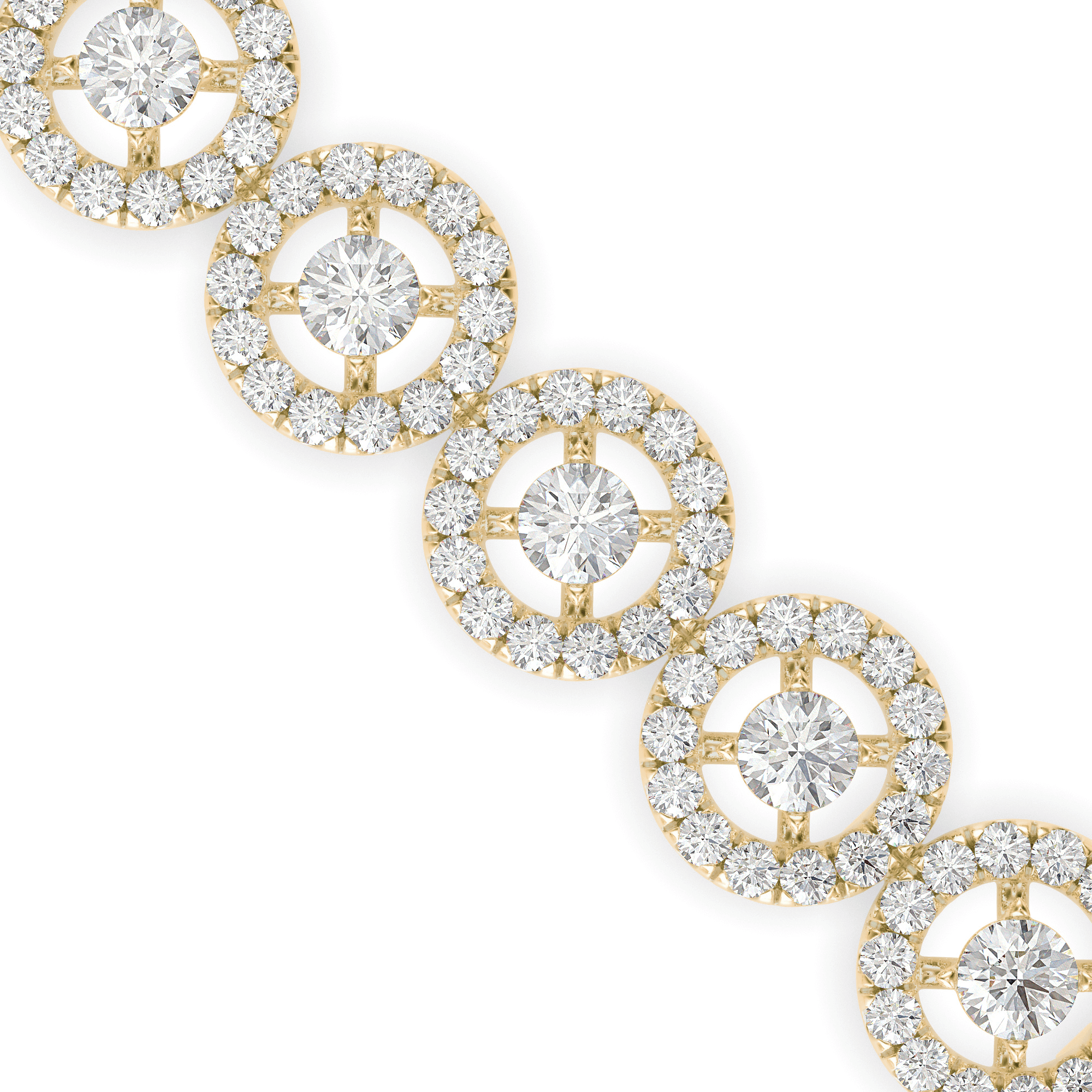 اشتري سوار هالة الماس للنساء