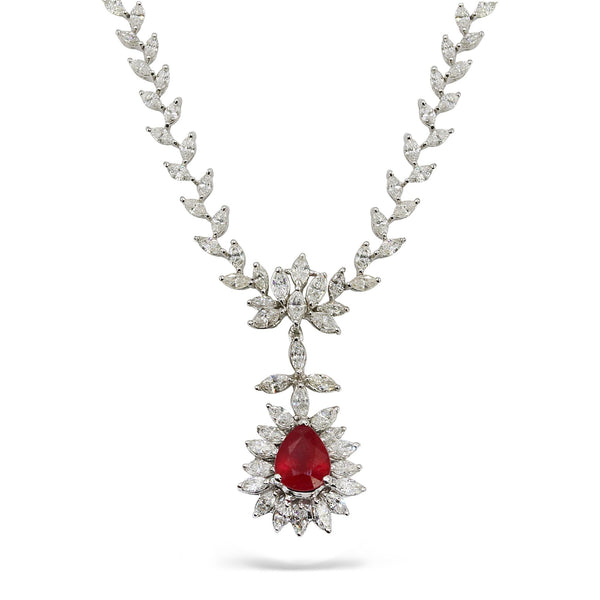 Ruby shop necklace price