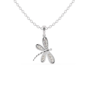 Buy Dragonfly Diamond Necklace For Women