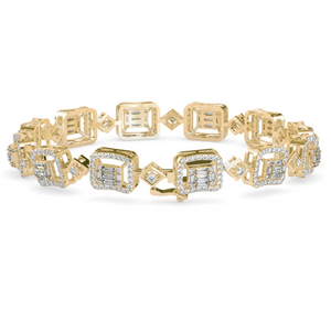 Diamond bracelet 2025 mens gold