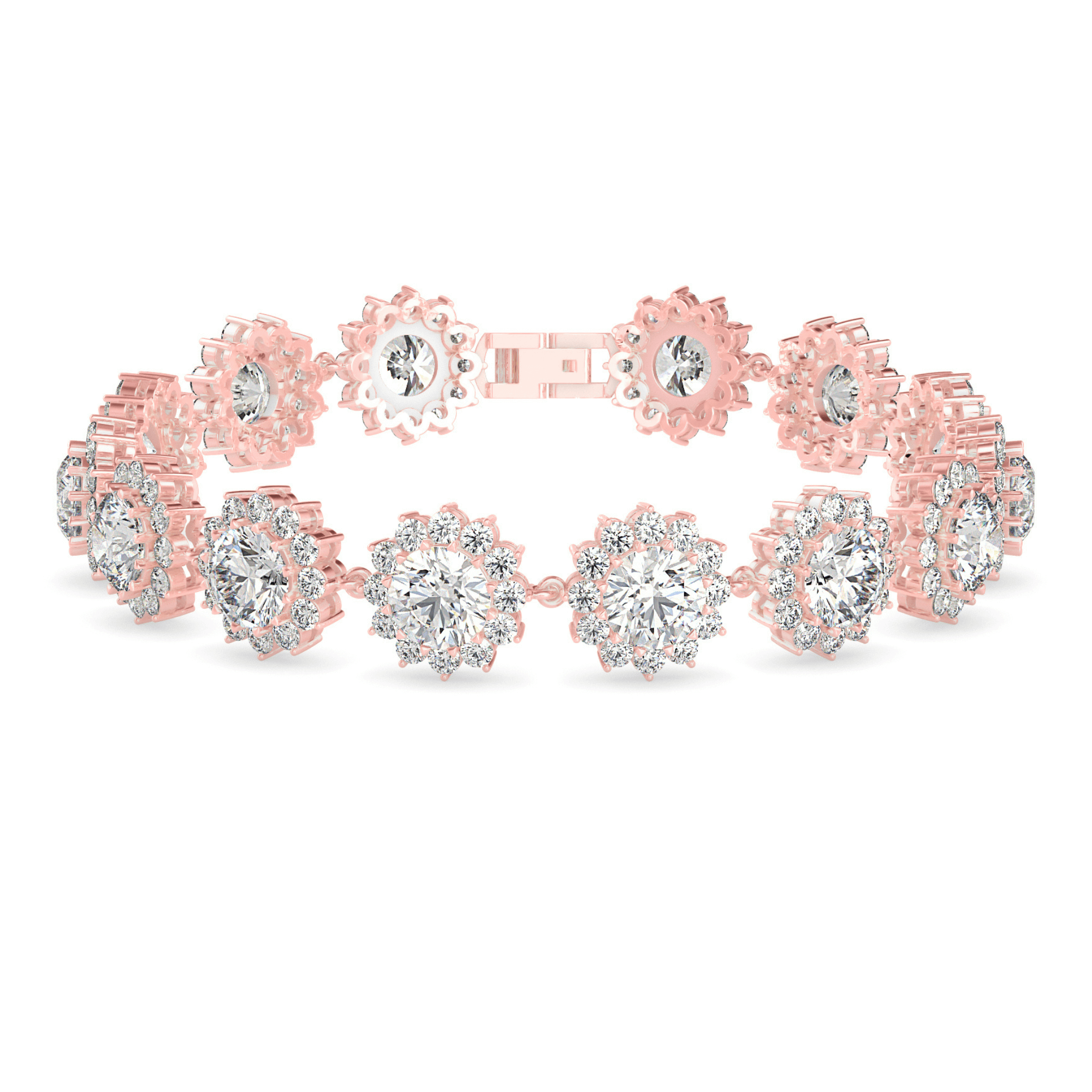 اشتري سوار هالو فلاور الماسي للنساء