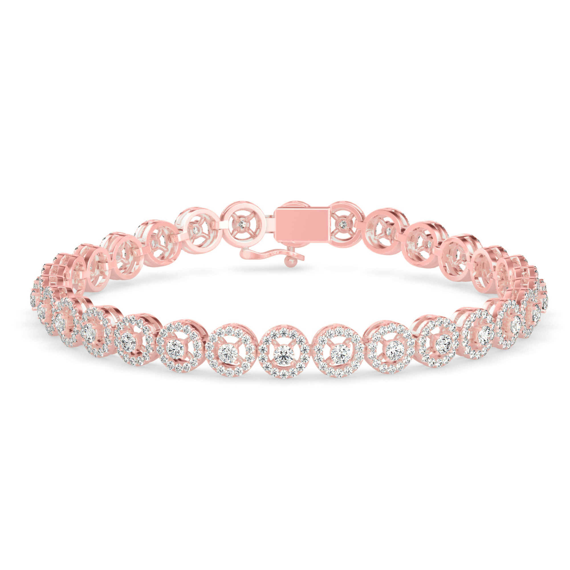 Buy Diamond Halo Bracelet For Women