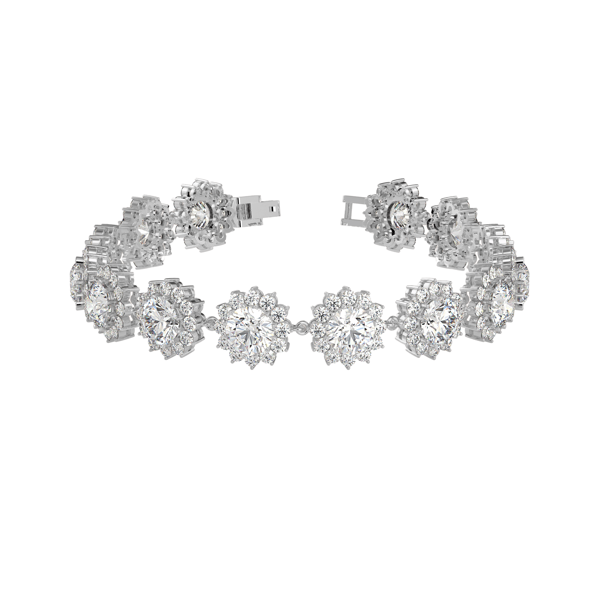 اشتري سوار هالو فلاور الماسي للنساء