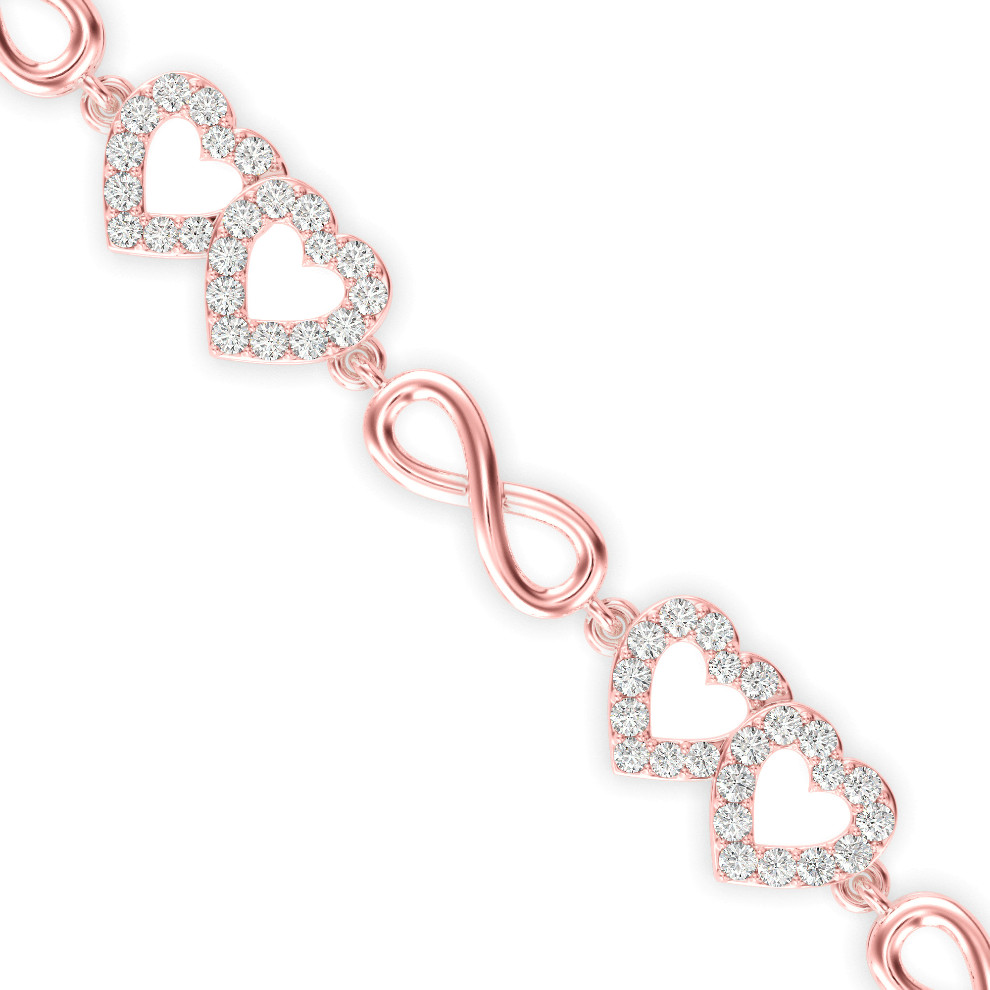 Buy Heart Diamond Bracelet For Women