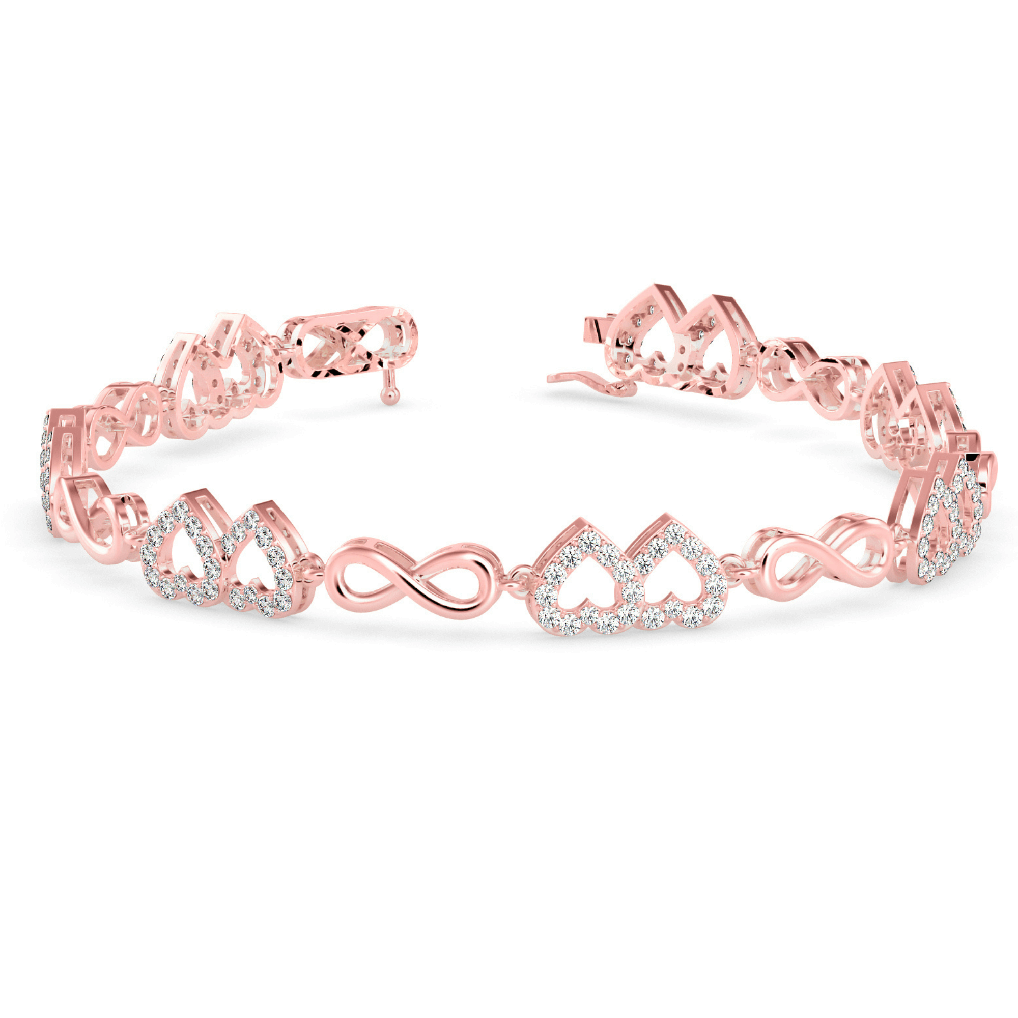 Buy Heart Diamond Bracelet For Women