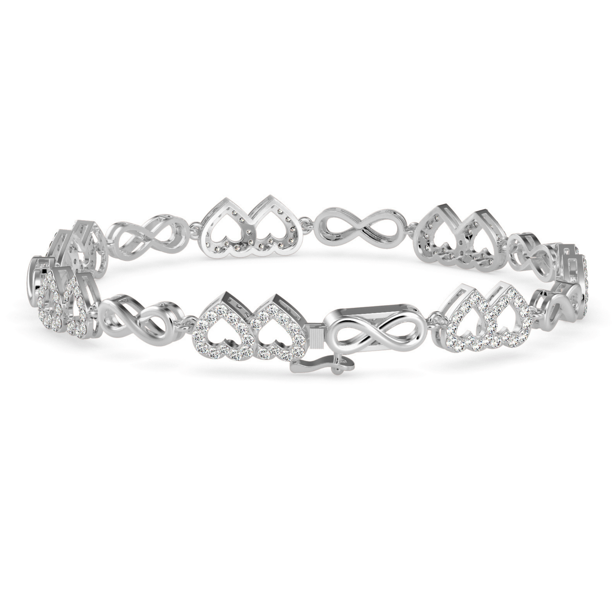 Buy Heart Diamond Bracelet For Women