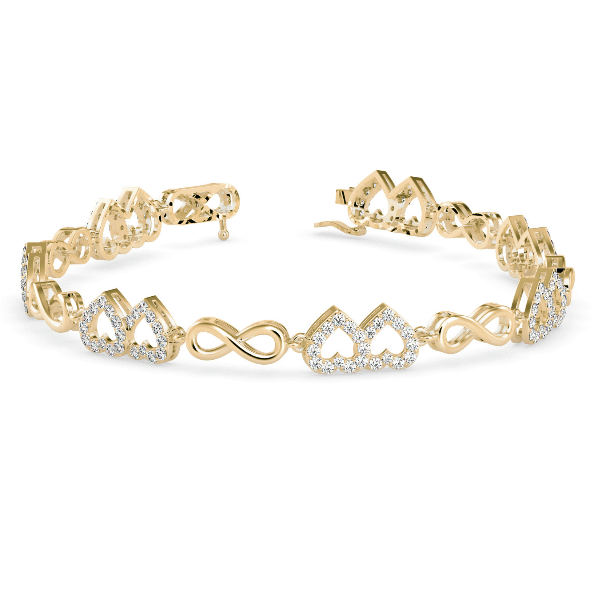Buy Heart Diamond Bracelet For Women