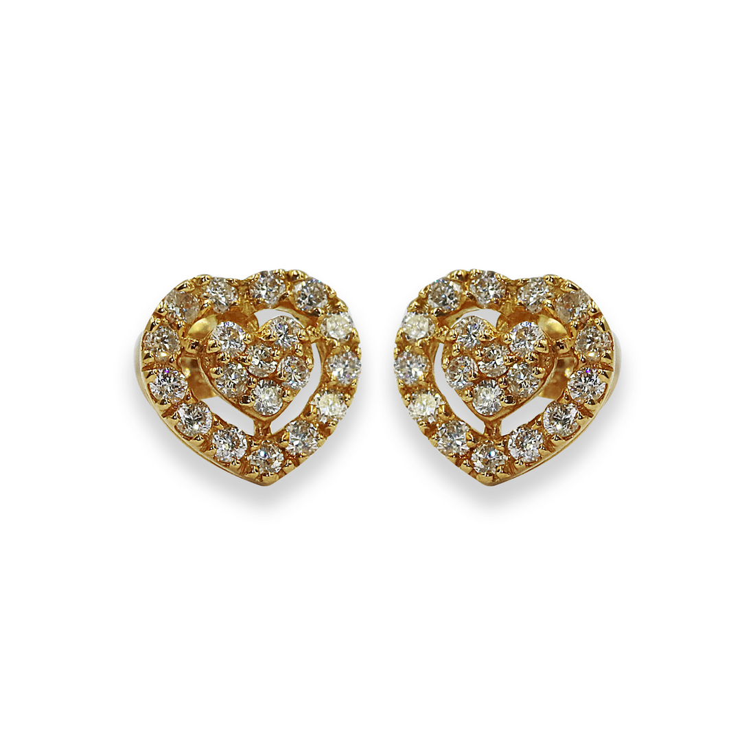 Buy Heart shape Diamond Earrings For Women