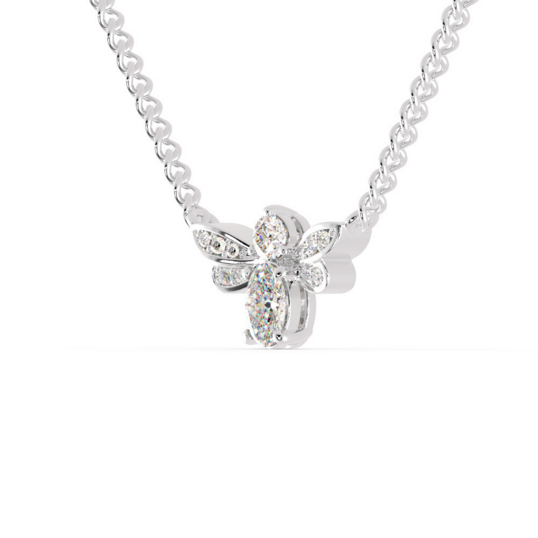 Buy Honey Bee Diamond Necklace For Women