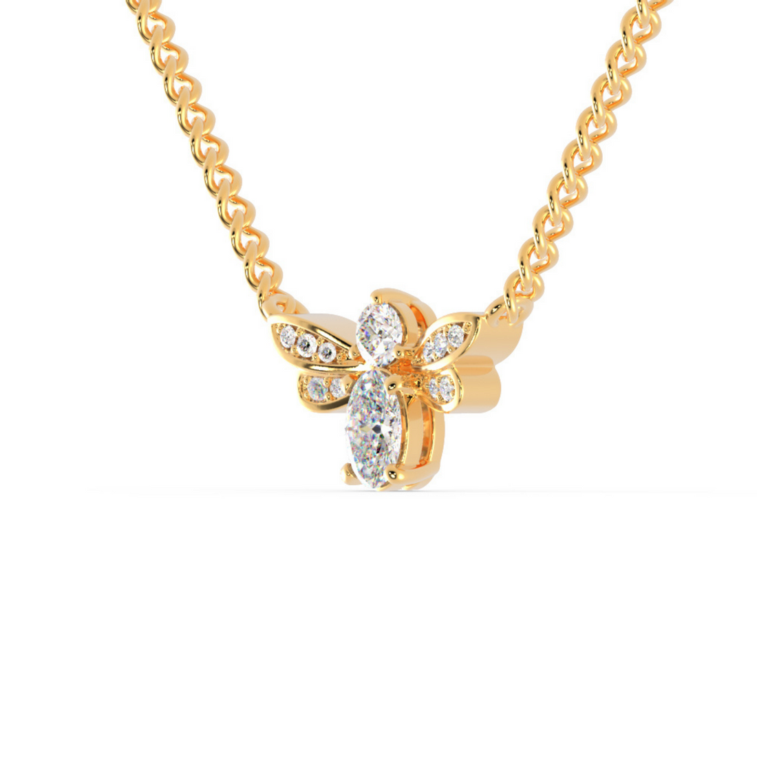 Buy Honey Bee Diamond Necklace For Women