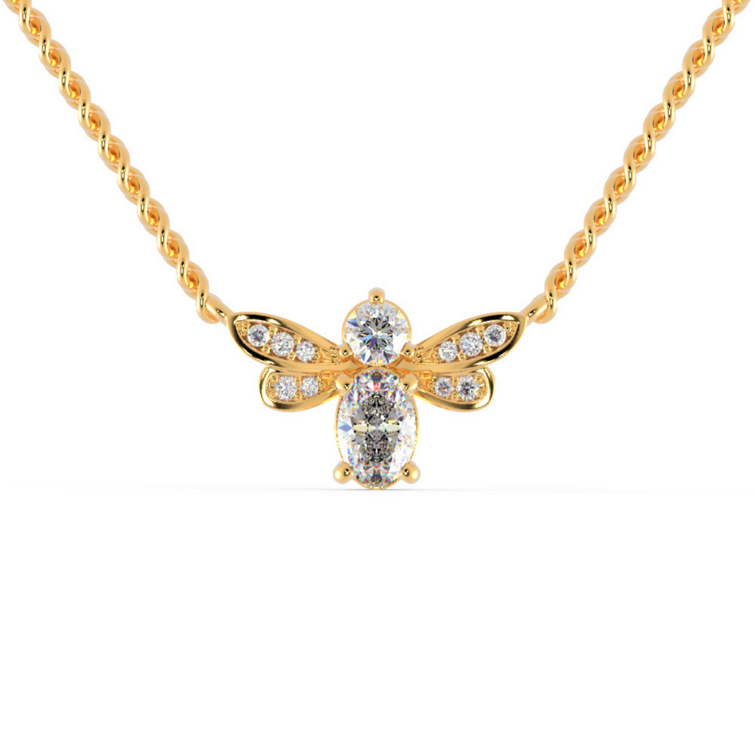 Buy Honey Bee Diamond Necklace For Women