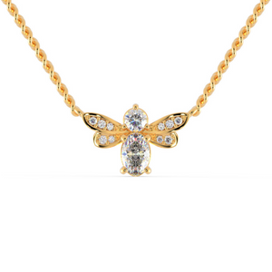 Diamond bumble 2025 bee necklace