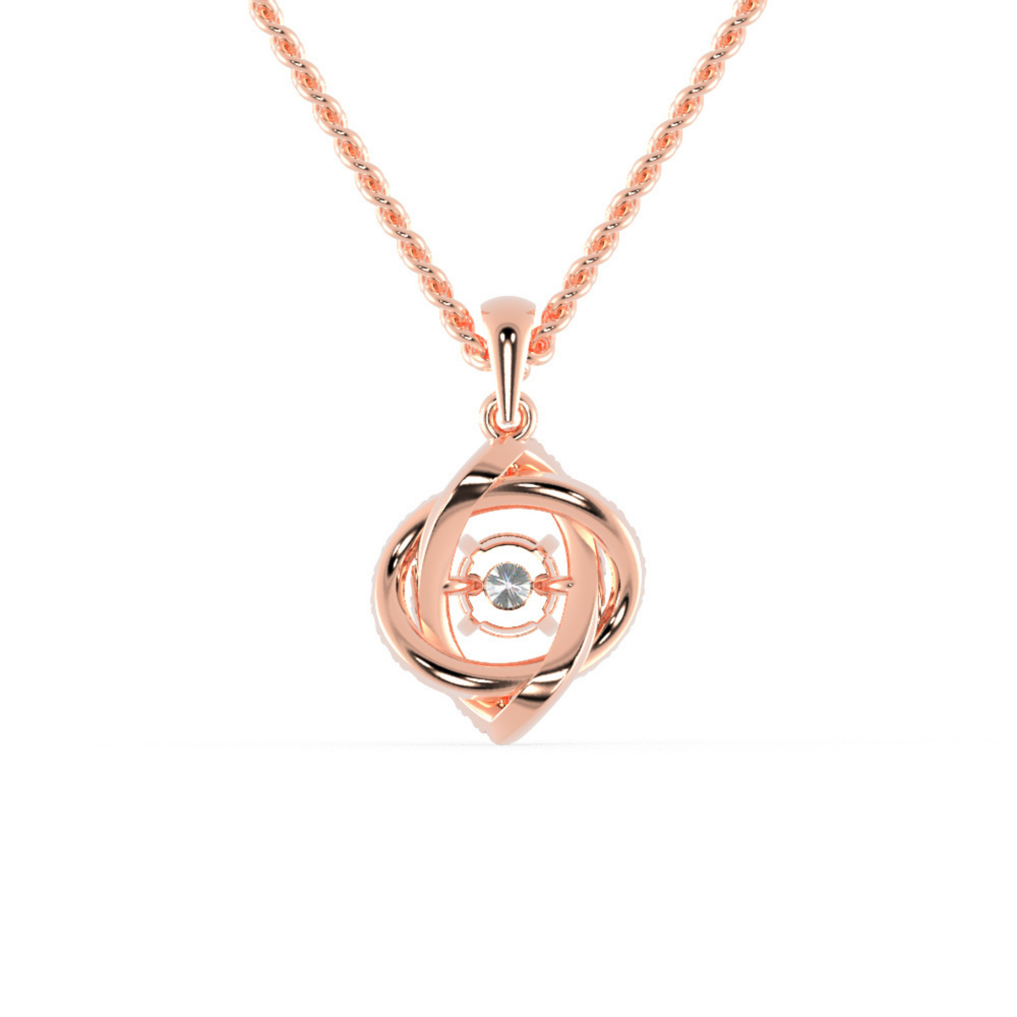 Buy Illusion Setting Diamond Necklace For Women