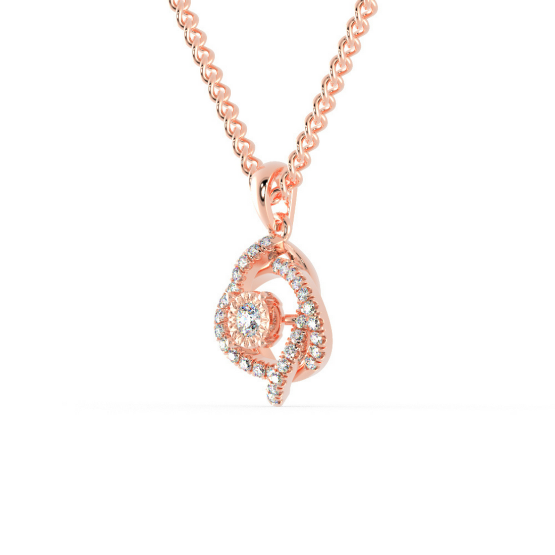 Buy Illusion Setting Diamond Necklace For Women