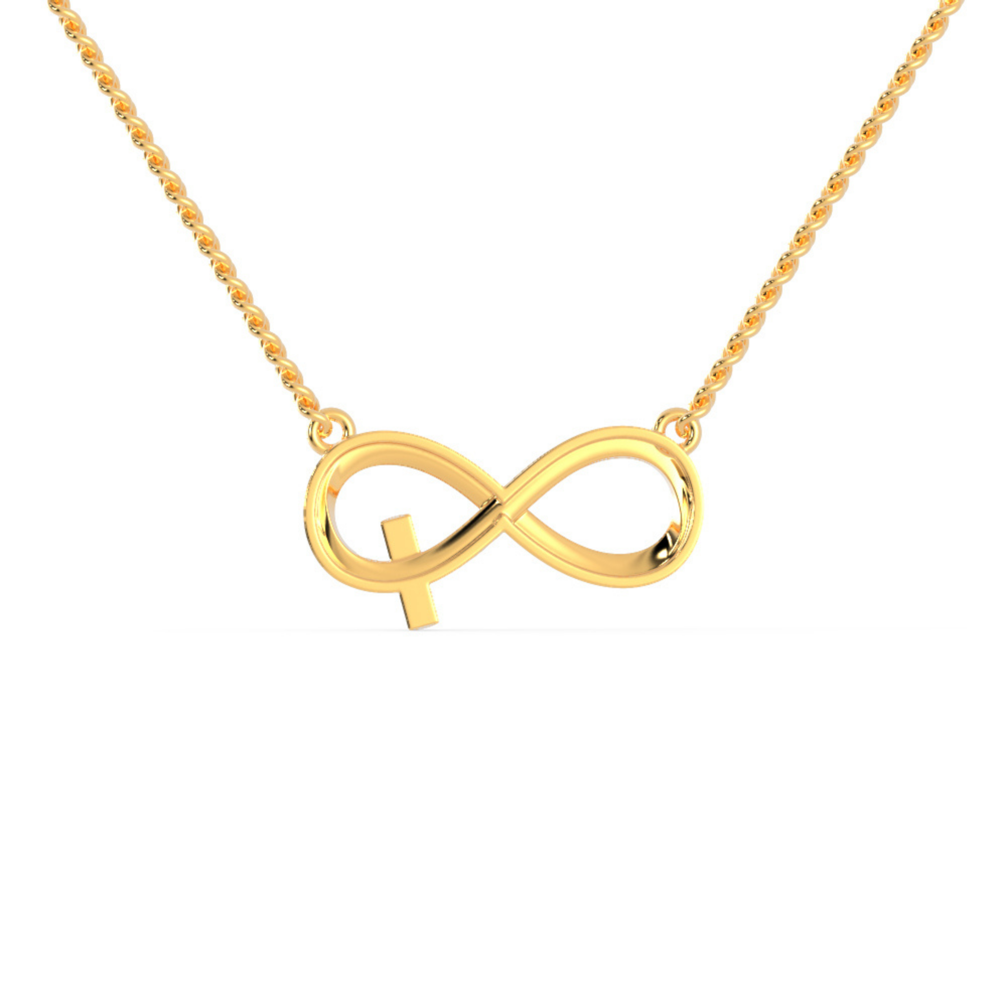 اشتري قلادة الصليب اللانهائي للنساء