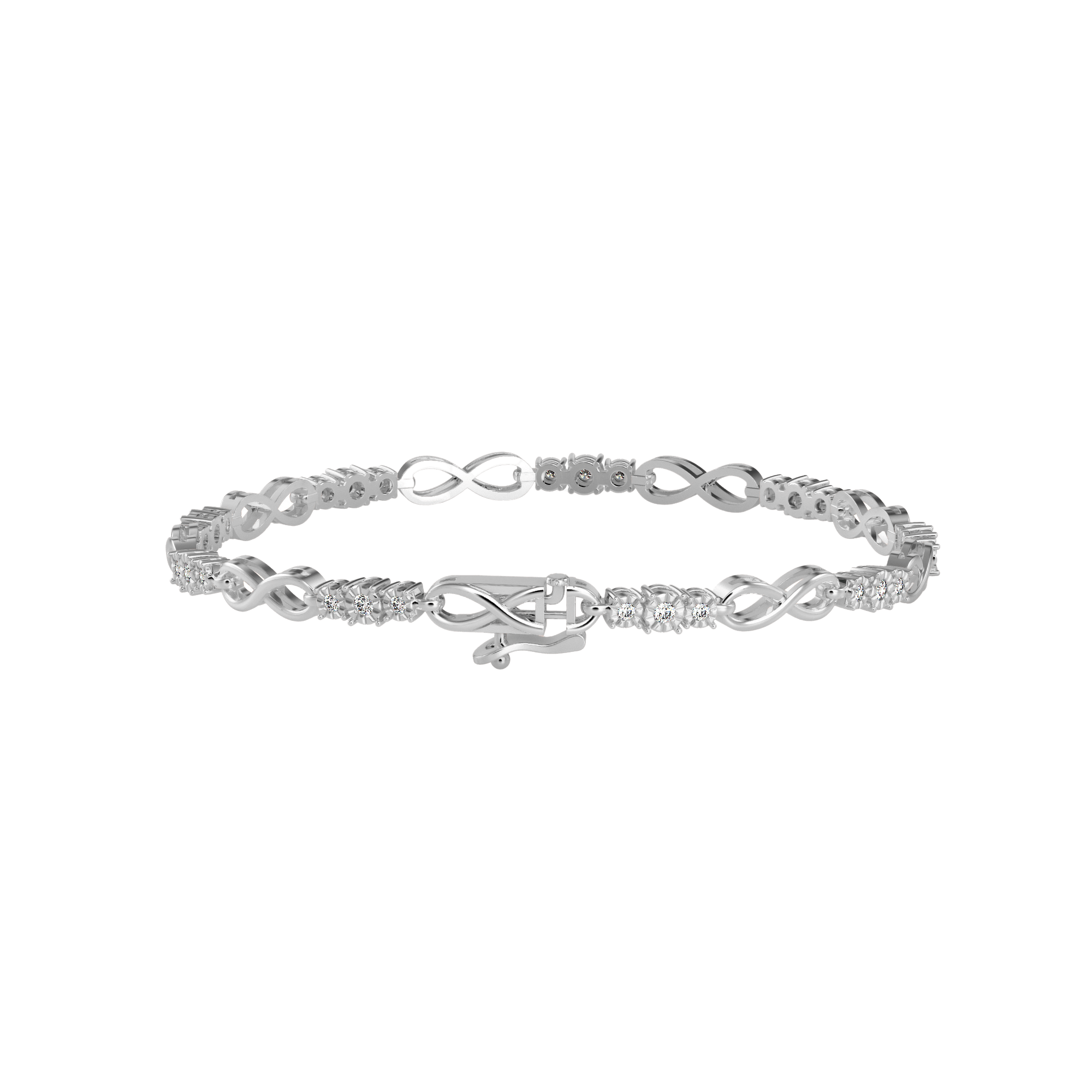 Buy Infinity Diamond Tennis Bracelet For Women