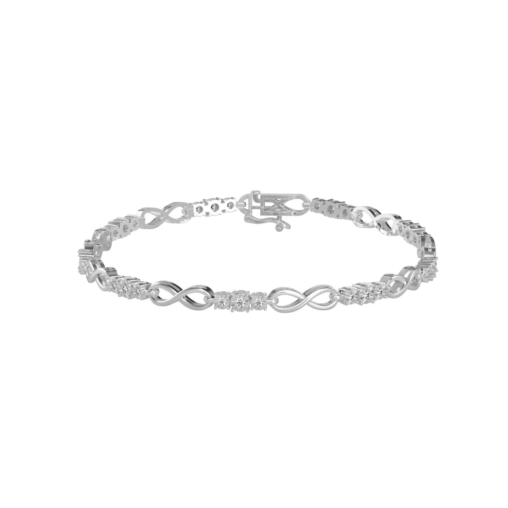 Buy Infinity Diamond Tennis Bracelet For Women