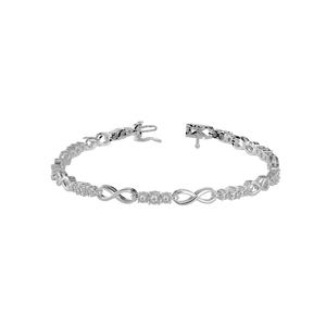 Diamond chip 2025 tennis bracelet